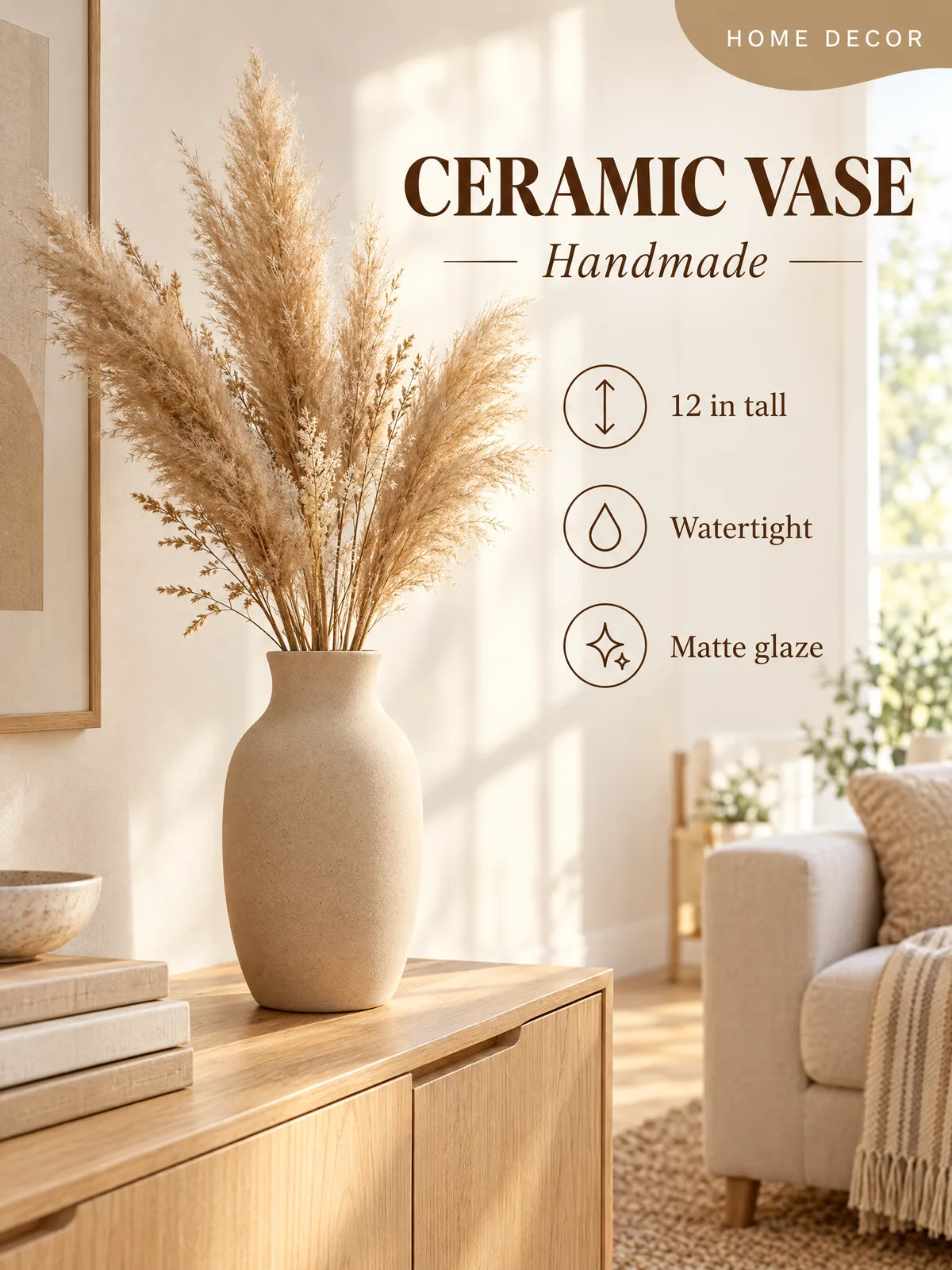 Ceramic vase listing image