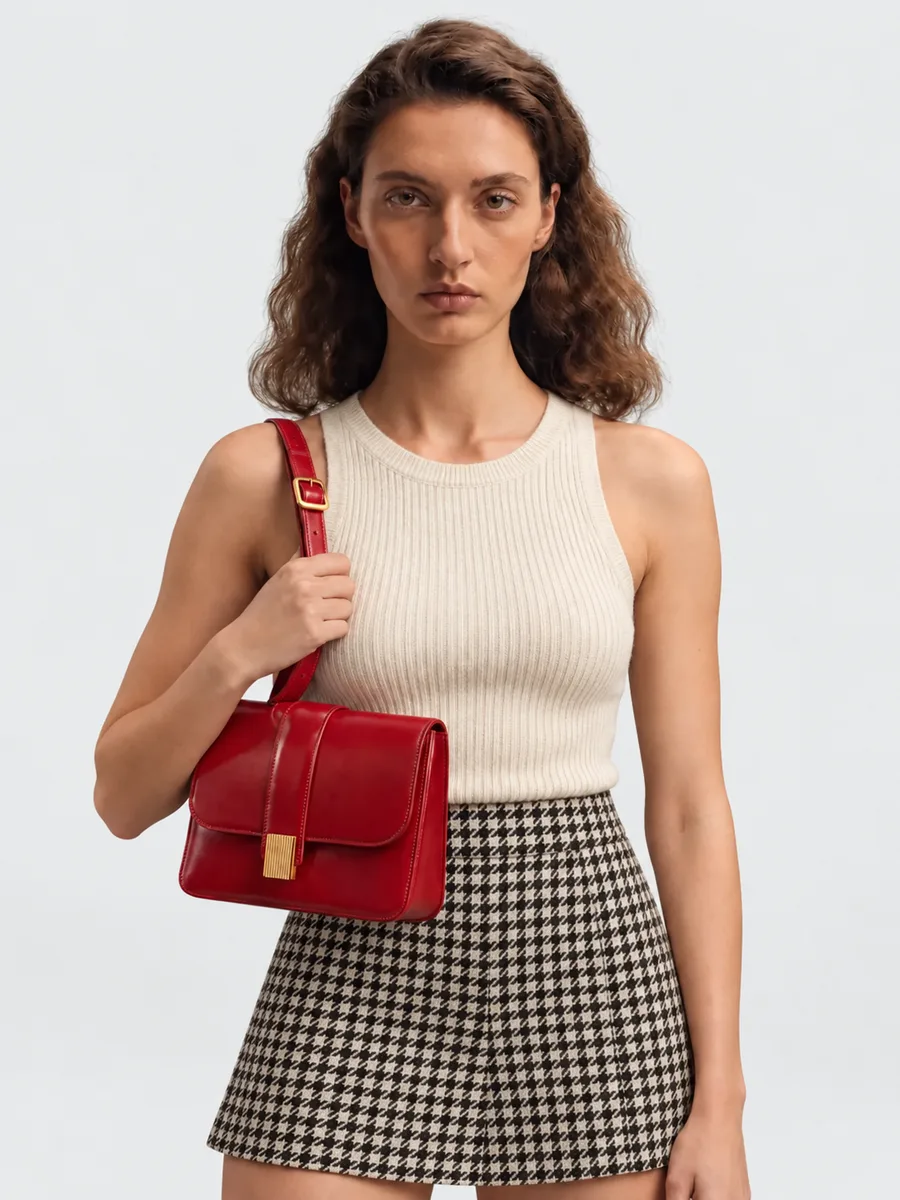 AI photoshoot frame: garment on a model