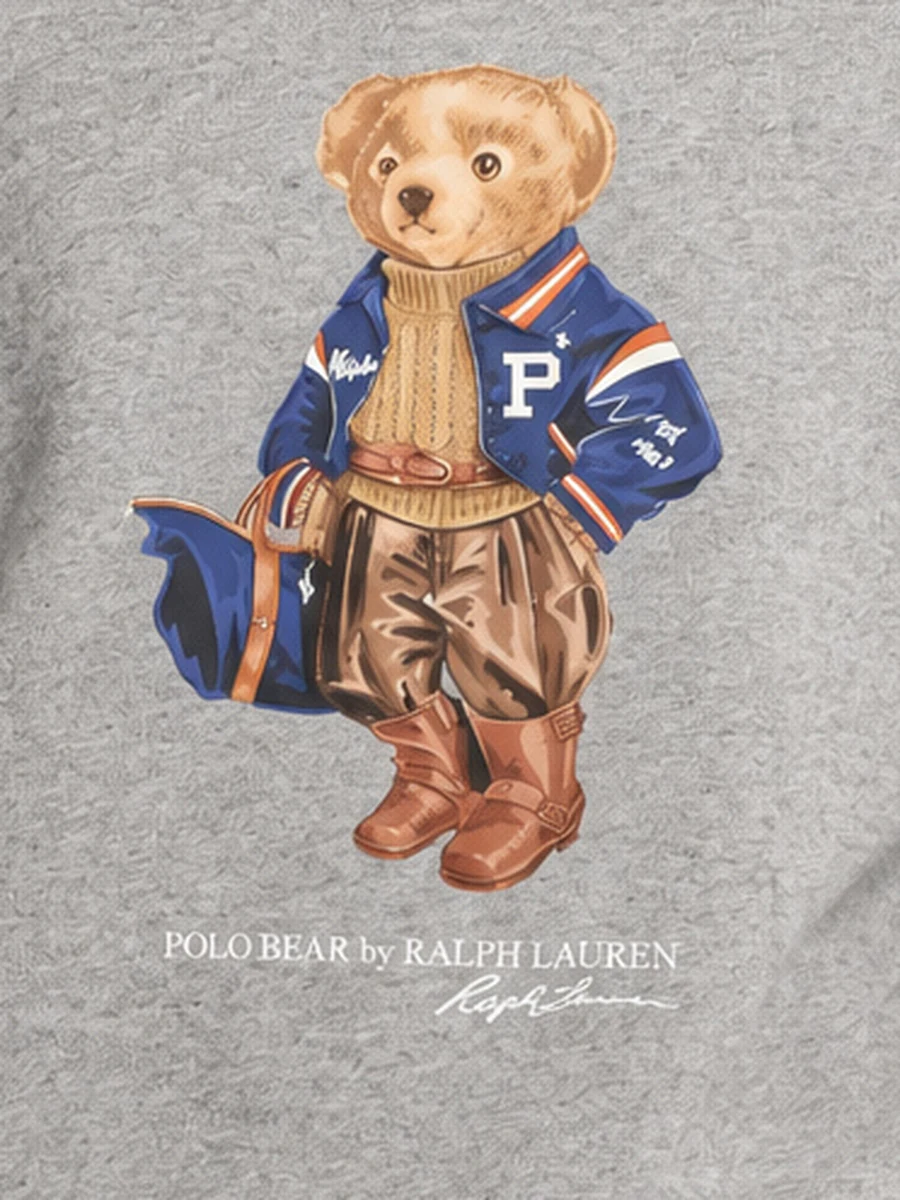 Polo Ralph Lauren sweatshirt, bear print in our frame