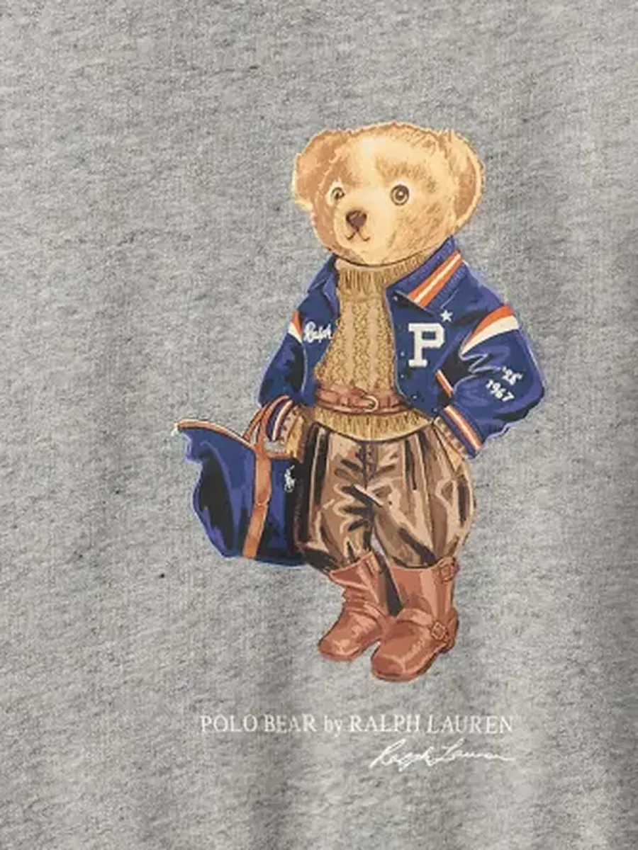 Polo Ralph Lauren sweatshirt, bear print on the store photo